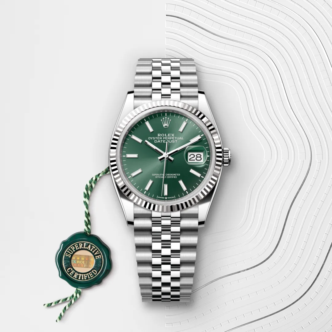 Rolex Datejust White Rolesor - combination of Oystersteel and white gold M126234-0051 - Rolex Boutique Sentosa