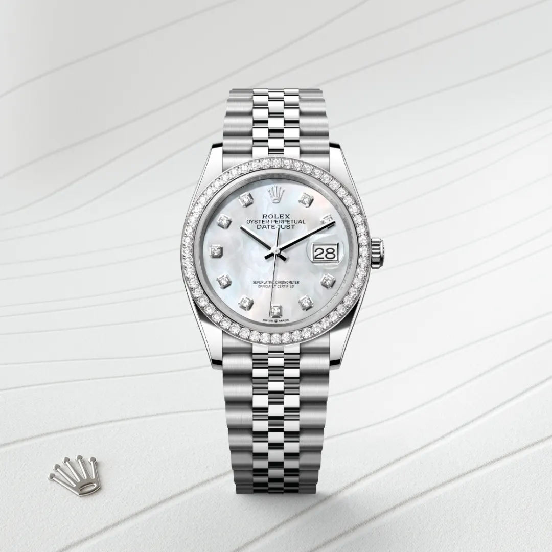 Rolex Datejust White Rolesor - combination of Oystersteel and white gold M126284RBR-0011 - Rolex Boutique Sentosa