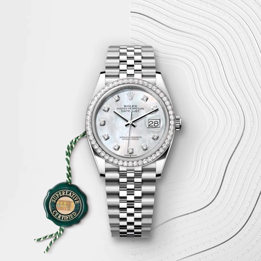 Rolex Datejust White Rolesor - combination of Oystersteel and white gold M126284RBR-0011 - Rolex Boutique Sentosa