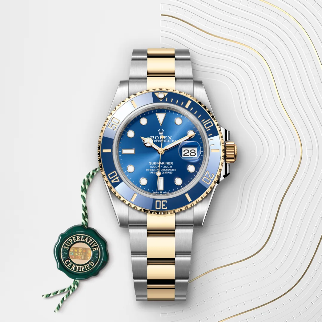 Rolex Submariner Yellow Rolesor - combination of Oystersteel and yellow gold M126613LB-0002 - Rolex Boutique Sentosa