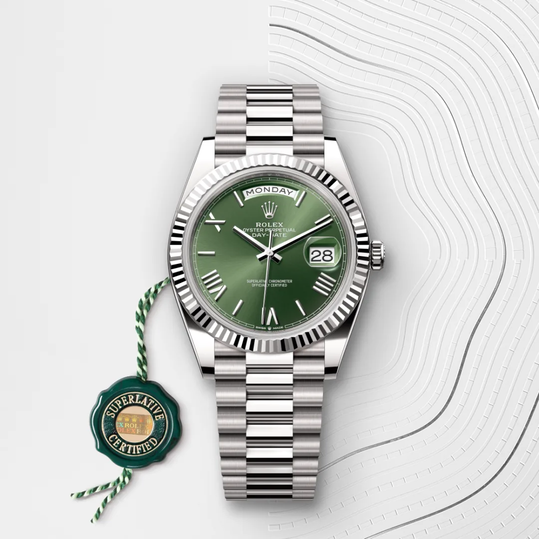 Rolex Day-Date 18 ct white gold M228239-0033 - Rolex Boutique Sentosa