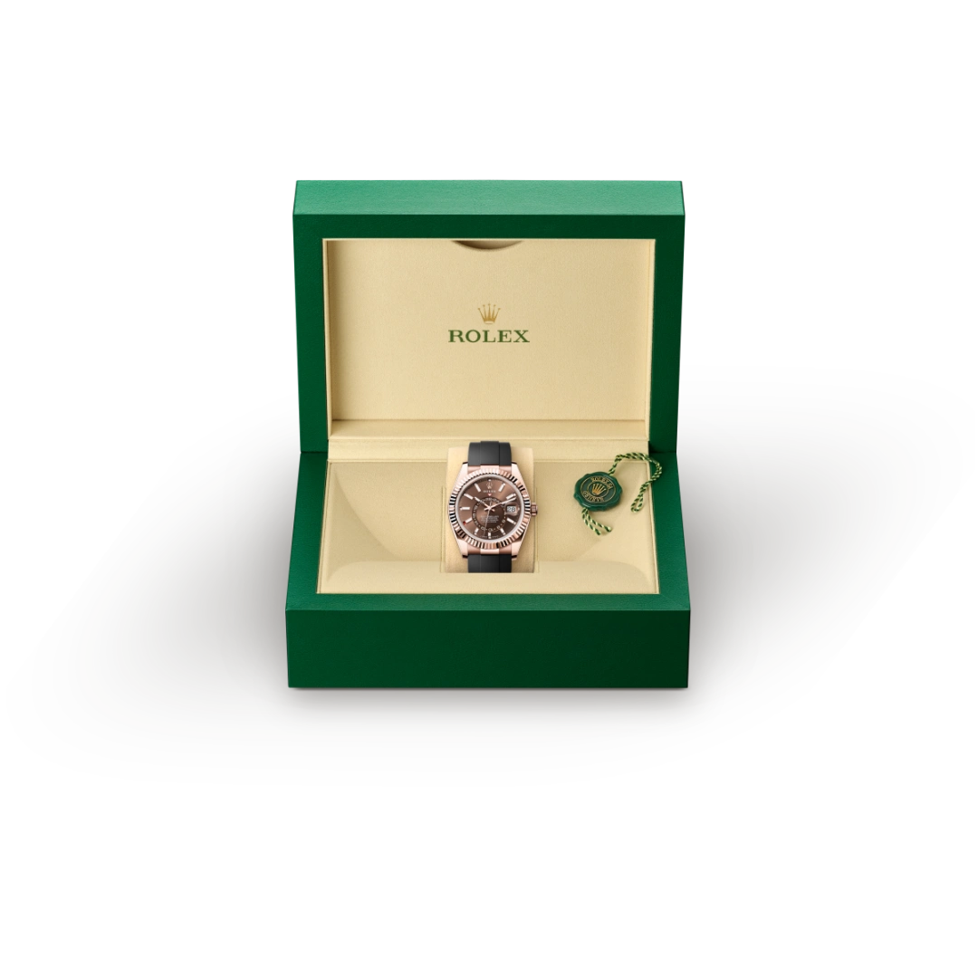 Rolex Sky-Dweller 18 ct Everose gold M336235-0002 - Rolex Boutique Sentosa