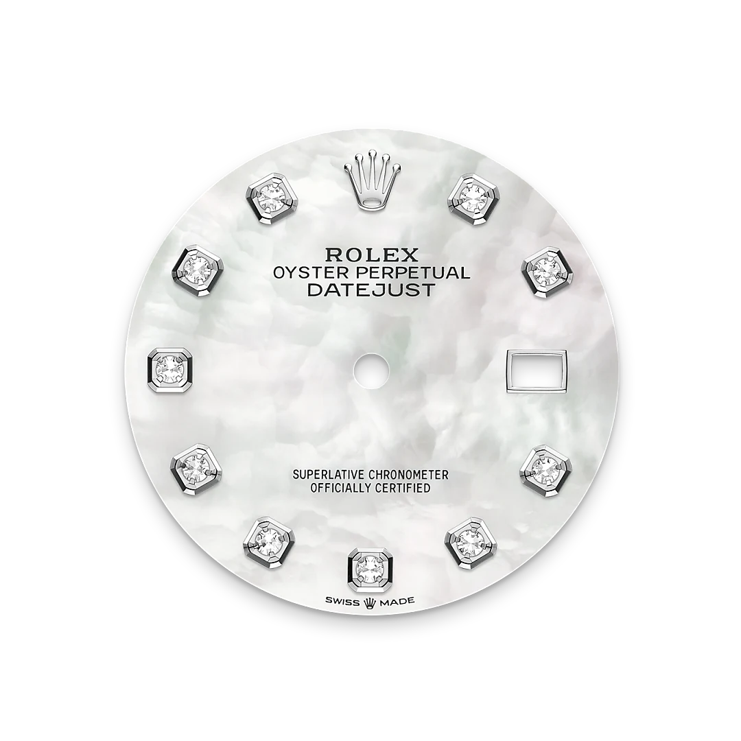 Rolex Datejust White Rolesor - combination of Oystersteel and white gold M126284RBR-0011 - Rolex Boutique Sentosa